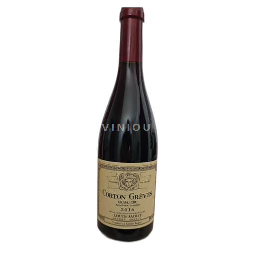 Vin Rouge sec Corton Grèves Louis Jadot 2016 France Bourgogne Corton AOC Grand Cru
