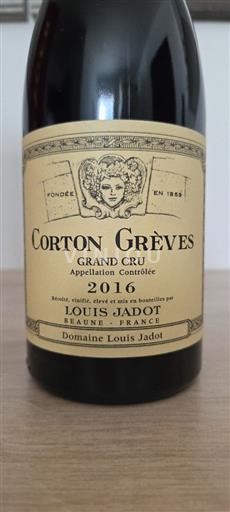 Borgoña Corton Grand Cru Domaine Louis Jadot Corton Grèves 2016