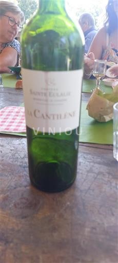 Languedoc Minervois-la-Livinière Château Sainte Eulalie La Cantilène Ei vuosikertaa