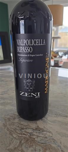 Veneto Valpolicella Ripasso Zeni 1870 Marogne 2022