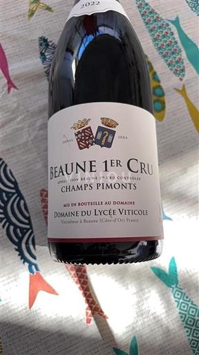 Burgundy Unspecified Premier Cru Domaine Lycée Viticole Champs Pimonts 2022