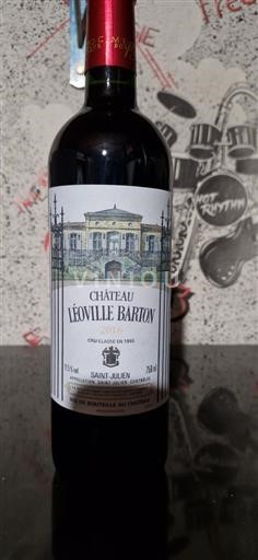 Bordeaux Saint-Julien Grand Cru Château Léoville Barton 2016