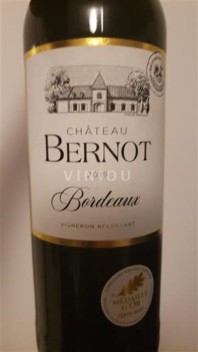 Burdeos Bordeaux Château Bernot 2019