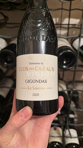 Vallée du Rhône Gigondas Domaine Le Clos des Cazaux Le Souiras 2020