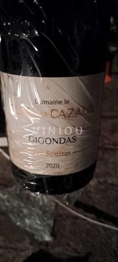 Thung lũng Rhône Gigondas Domaine Le Clos des Cazaux Le Souiras 2020