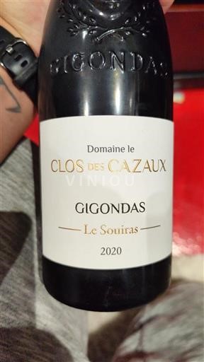 Rhône Valley Gigondas Domaine Le Clos des Cazaux Le Souiras 2020