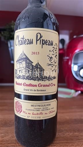 Burdeos Saint-Émilion Gran Cru Grand Cru Château Pipeau 2015