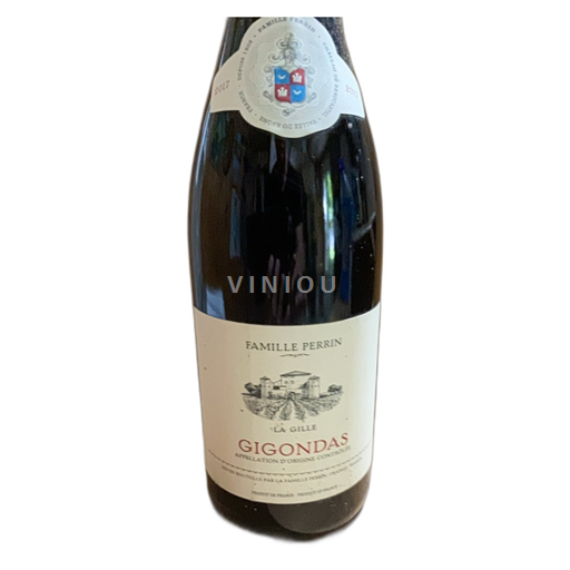 Vin Rouge sec La Gille Famille Perrin 2017 France Vallée du Rhône Gigondas AOC
