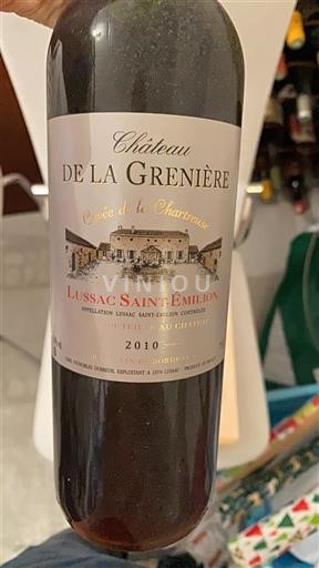 Burdeos Lussac-Saint-Émilion Château La Grenière de la Chartreuse 2010