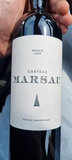 Burdeos No especificado Château Marsau 2022