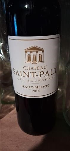 Bordeaux Haut-Médoc Château Saint-Paul 2016