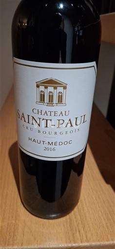 Bordeaux Haut-Médoc Château Saint-Paul 2016