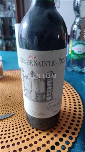 Bordeaux Côtes-de-Bordeaux Château Sainte-Rose 1999