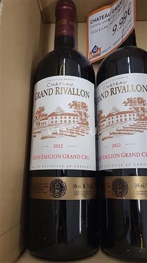 Bordeaux Saint-Émilion Grand Cru Château Grand Rivallon 2022