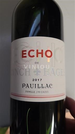 Burdeos Pauillac Lynch-Bages Écho de Lynch-Bages 2017