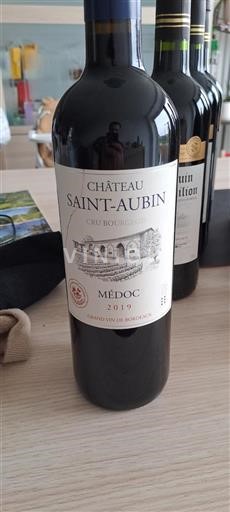 Bordeaux Médoc Cru Bourgeois Château Saint-Aubin 2019