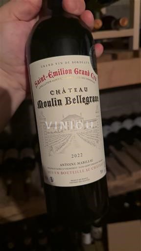 Bordeaux Saint-Émilion Grand Cru Grand Cru Château Moulin Bellegrave 2022