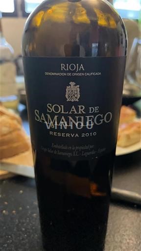 La Rioja Rioja Solar de Samaniego Reserva 2010