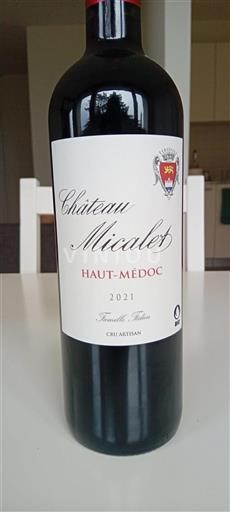 Bordéus Haut-Médoc Château Micalet 2021