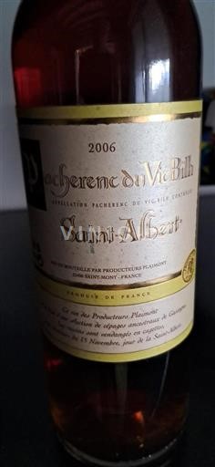 Sudoeste Pacherenc-du-vic-bilh Producteurs Plaimont Saint-Albert 2006