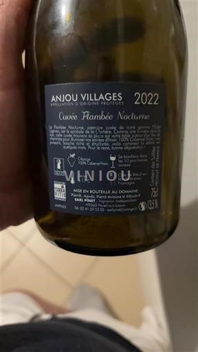 Loirevallei Anjou Villages Earl Pinet Flambée Nocturne 2022