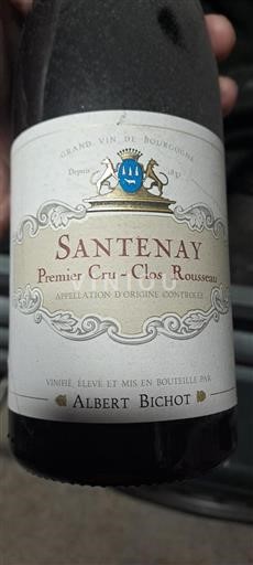 Borgoña Santenay Premier Cru Albert Bichot Clos Rousseau 2014
