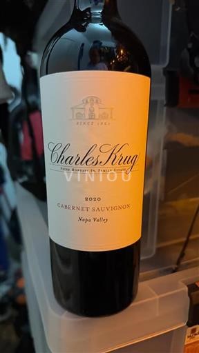 Kalifornialaiset AVA:t Napa Valley Charles Krug Cabernet Sauvignon 2020
