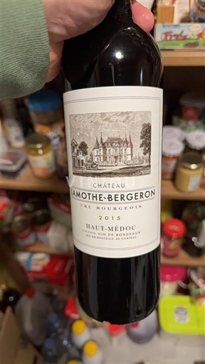Bordeaux Haut-Médoc Cru Bourgeois Château Lamothe-Bergeron 2015