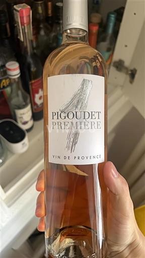 Vin Rosé sec Première Pigoudet 2022 France Provence Coteaux-d'aix-en-provence AOC