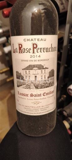 Bordeaux Lussac-saint-émilion Château La Rose Perruchon 2014