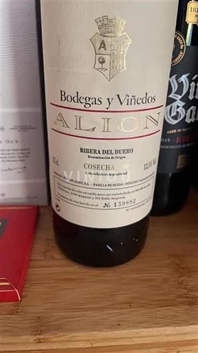 Castilien og León Ribera del Duero Bodegas y Viñedos Alión Alión 1996