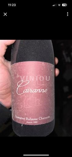Rhônen laakso Cairanne Domaine Rabasse Charavin 2016