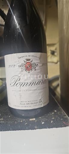 Borgonha Pommard Jean Dupasquier 2002