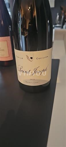 Vallée du Rhône Saint-Joseph Famille Cecillon Babylone 2021