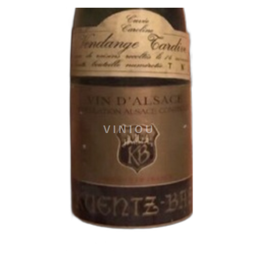 Alsacia Pinot gris Vendanges Tardives Kuentz-Bas V.T. Caroline 1990