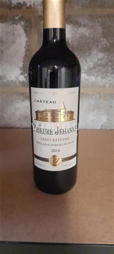 Bordeaux Saint-Estèphe Château Le Prieuré Jehanne 2016
