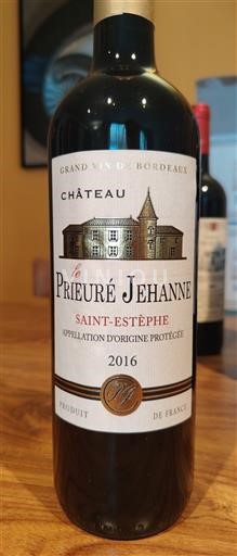 Bordeaux Saint-Estèphe Château Le Prieuré Jehanne 2016