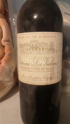 Bordeaux Ikke specificeret Château Les Videaux 1999