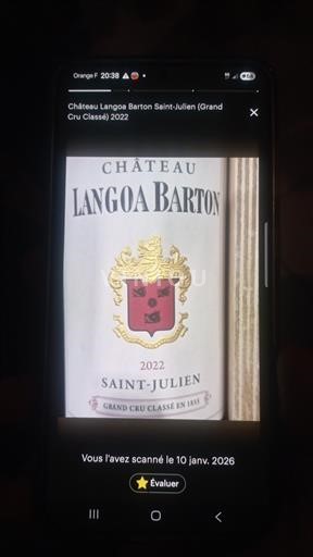 Bordeaux Saint-Julien Grand Cru Château Langoa Barton 2022