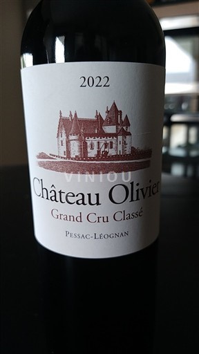 Bordeaux Pessac-Léognan Grand Cru Classé Château Olivier 2022