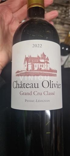 Bordeaux Pessac-Léognan Grand Cru Château Olivier 2022