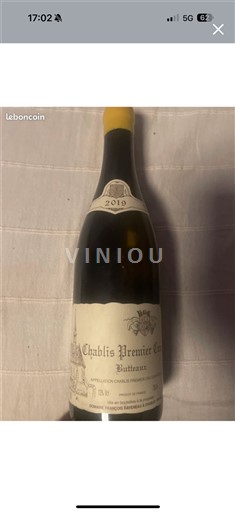 Vin Blanc sec Butteaux Domaine François Raveneau 2019 France Bourgogne Chablis premier cru AOC Premier Cru