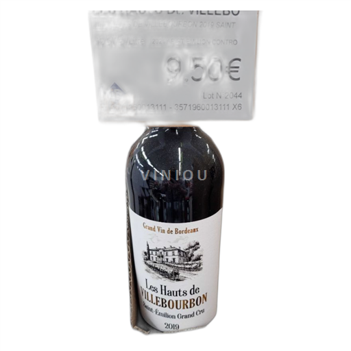 Bordeaux Saint-Émilion Les Hauts de Villebourbon 2019