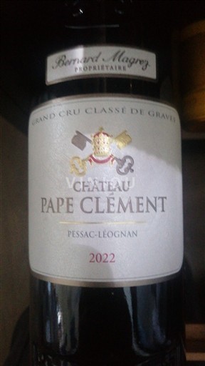 Bordeaux Pessac-Léognan Grand Cru Château Pape Clément 2022