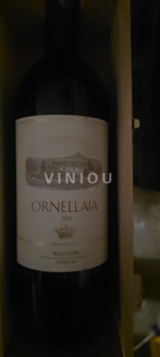 Toscana Bolgheri Ornellaia 2018