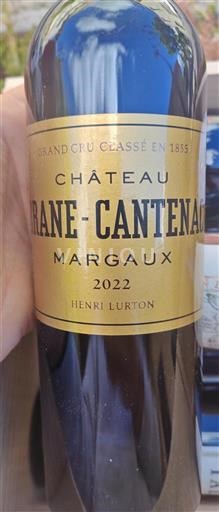 Bordeaux Margaux Grand Cru Château Brane-Cantenac 2022
