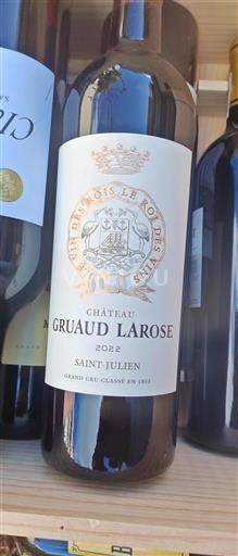 Burdeos Saint-Julien Grand Cru Château Gruaud Larose 2022