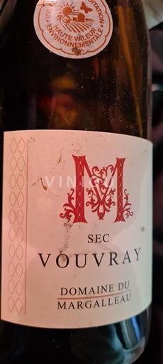 Loiredalen Vouvray Domaine Margalleau Icke årgångsbetecknad