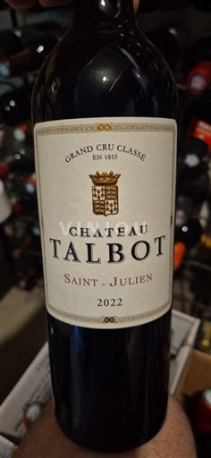 Bordeaux Saint-Julien Grand Cru Château Talbot 2022