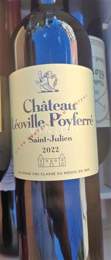 Burdeos Saint-Julien Grand Cru Château Léoville Poyferré 2022